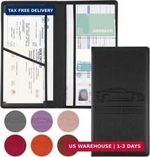 1Pack Car Registration and Insurance Holder,Car Document Holder for Card
