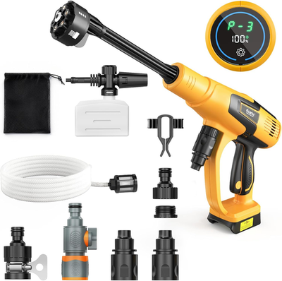 #ad Ecarke 1200PSI Cordless Portable Washer Compatible with DeWalt 20V Batteries 6 $140.79