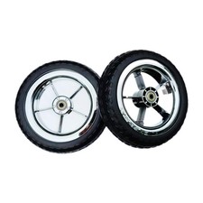 Rueda de carro de carro de 2 piezas para carro de jardín carro utilitario multiusos
