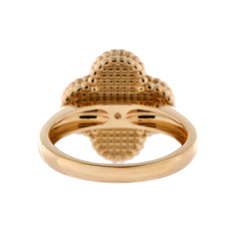 Anillo Alhambra Van Cleef & Arpels Vintage Oro Amarillo 18K y Ojo de Tigre Foto 3 de 3