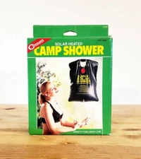 Coghlan's Solar Heated Camp Shower NEW 5 Gallon 4 Shower Capacity Hiking Outdoor