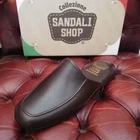 Men's Slippers 100% GENUINE LEATHER Exclusive Handmade Travel Made in Italy