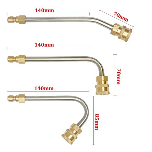 High Pressure Washer Gun Extension Wand Car Wash Metal Jet Lance 1/4" Quick Conn - Picture 3 of 18