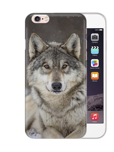 Handyhülle Wolve Wild Teeth Natur passend für Apple iPhone 14 13 12 11 8 7 6 5 X - Bild 5 von 8
