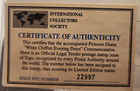 Set Of 5 Sheets of Princess Diana Stamps All With Certificate Of Authenticity — photo 7
