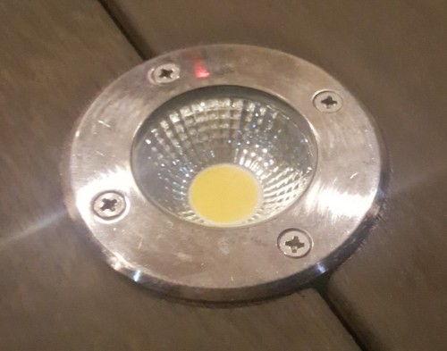 LED DECK LIGHT 10W UPLIGHT INGROUND GARDEN OUTDOOR IP67 12V DC WARM WHITE - Picture 4 of 4