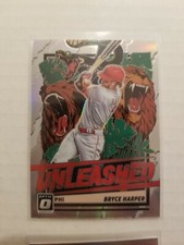 2021 Optic Unleashed Bryce Harper #UNL10 Holo Prizm Parallel Phillies