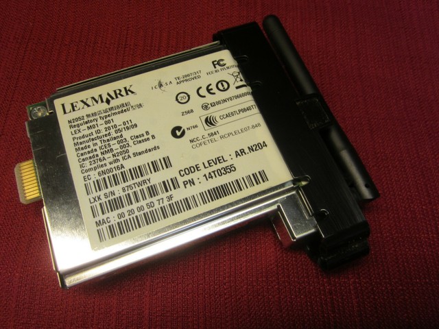 lexmark wireless adapter
