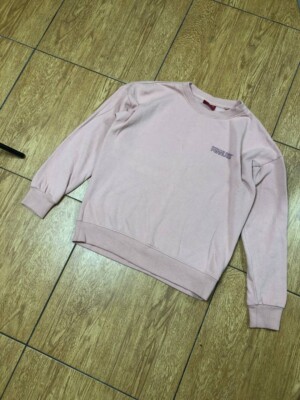 Damen Sweatshirt PEANUTS 100% Baumwolle Rosa Größe M