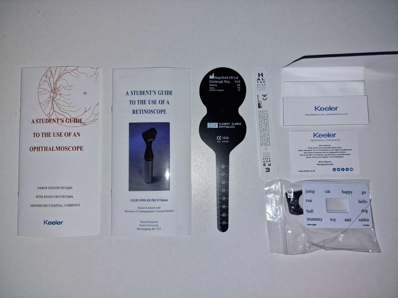 Keeler Student Specialist Set Direct Ophthalmoscope + Retinoscope