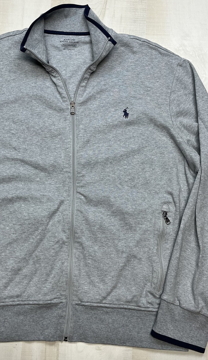 Polo ralph lauren men's performance full zip fleece jacket hotsell