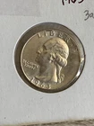 1963 D  Washington Quarter 90% Silver 25c United States US Coin 3a READ