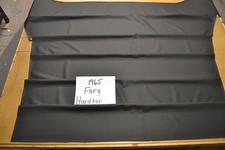 1965 65 MOPAR PLYMOUTH FURY 2 DOOR 5 BOW HARDTOP BLACK HEADLINER USA MADE