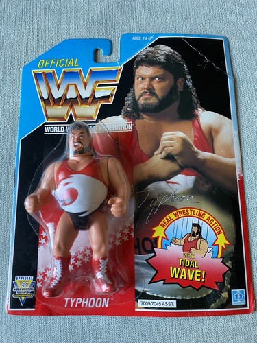 WWF TYPHOON HASBRO FIGURE MOC SERIES 3 VINTAGE WWE...