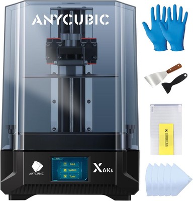 ANYCUBIC 6K Resin 3D Printer ,  Photon Mono X 6Ks with 9.1In 6K LCD Mono Screen