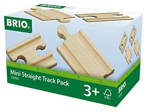 33393 BRIO Mini Straight Track Pack 