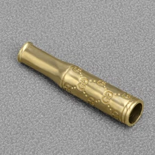 Vintage Cigarette Holder Pattern Filter Pipe Mini Cigarette Holder Gift Brass US