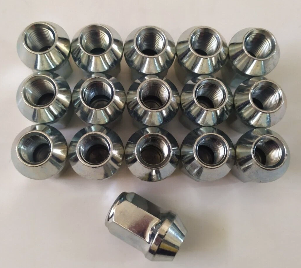 20 Dadi Ruota Conici Per Cerchi In Alluminio Ford - M12x1.5, Chiave 19mm, Modello SW19