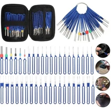 Electrical Connector Pin Extractor Tool Kit Terminal Removal 41PCS Blue