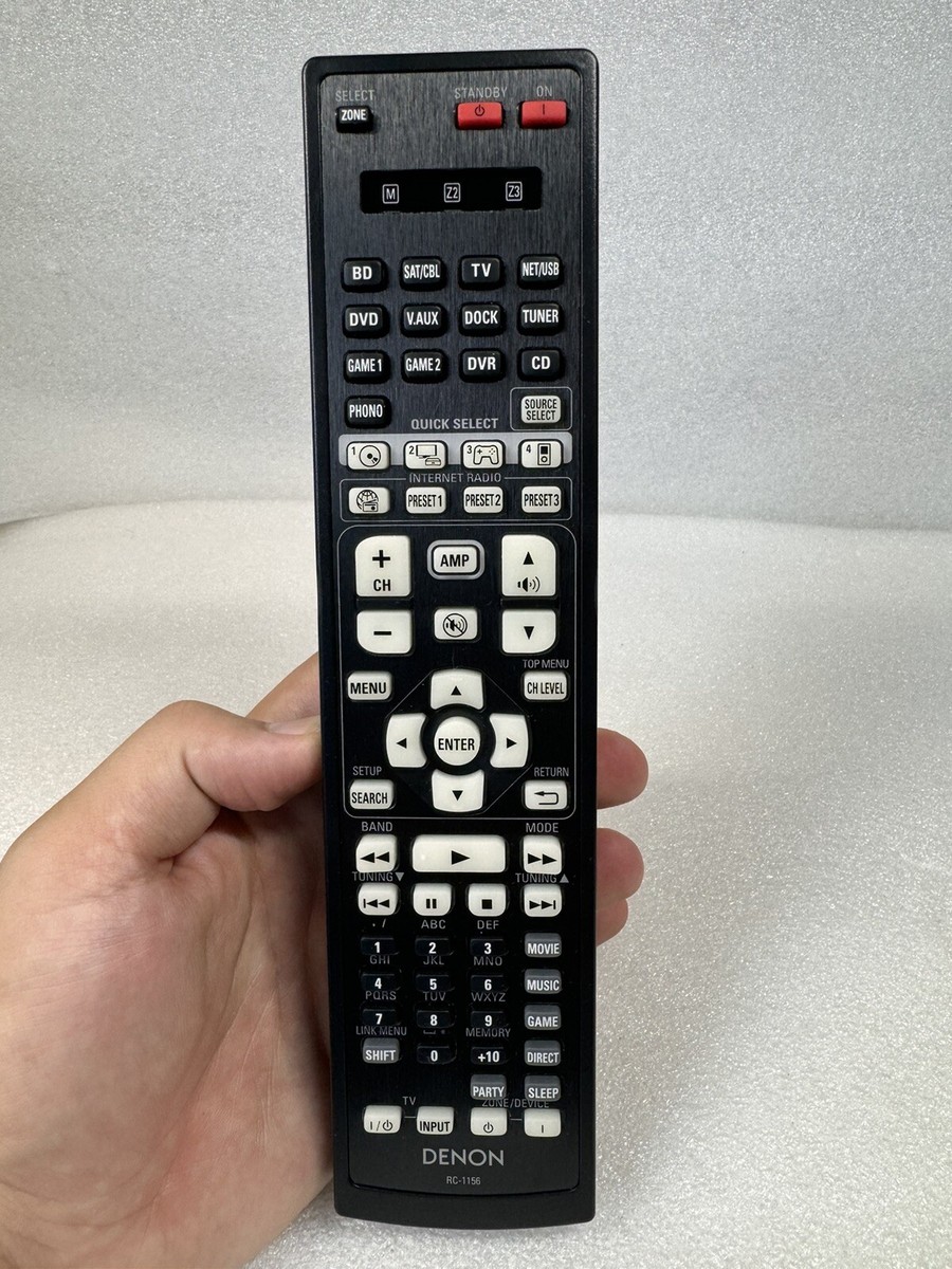 Genuine Denon RC-1156 Remote Control for AVR-3312 AVR-1912