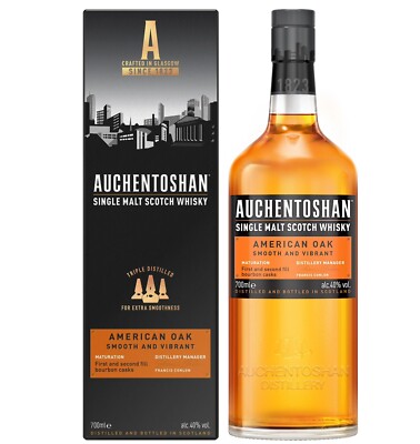 Auchentoshan American Oak Lowland triple-distilled Single Malt Whisky