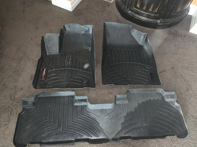 14-16 Toyota Highlander WeatherTech DigitalFit Floor Liners Front Rear 3pc Black for sale online ...