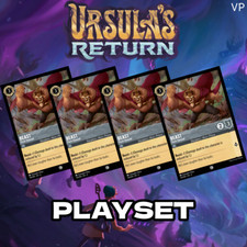 4x 176/204 Beast Thick-Skinned Ursula's Return Lorcana Single