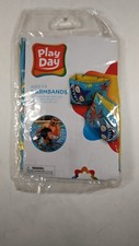 Play Day  - Kids Blue Shark Inflatable Swin Armbands Floaties 2 Armbands