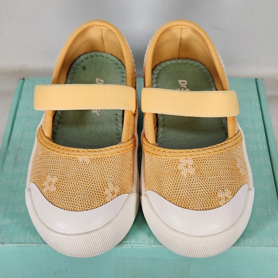 Niño pequeño talla 6 - Dr Scholls Time Off Jane - amarillo / flores Foto 3 de 4