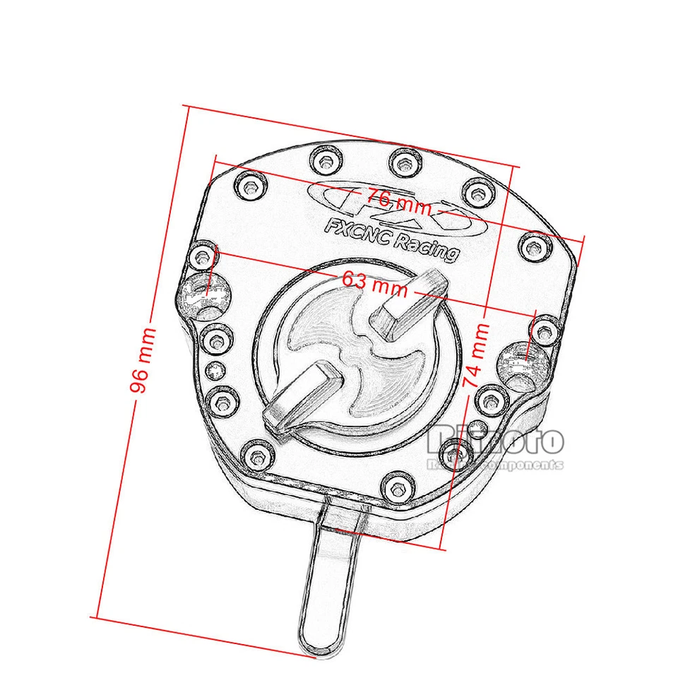 MT-09 FZ-09 Steering Stabilizer Damper For Yamaha XSR 900 ABS 2016-2020 Foto 3 de 3