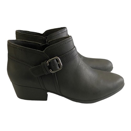 Clarks Black Adreena Mid Booties 