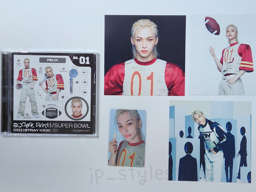 Stray Kids Felix Social Path FANCLUB CD＋Blu-ray Photocard B
