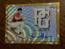 LEVI HUESMAN 2021 LEAF PERFECT GAME GOLD WAVE AUTOGRAPH #1/2 VANDERBILT