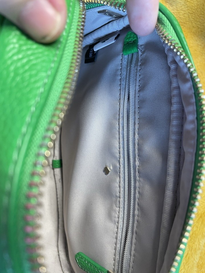 Kate Spade Pebble Leather Astrid Medium Camera Bag Green Jay eBay