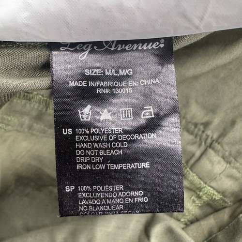 Top Gun Maverick Coveralls Mens Medium Large Green Full Zip Flight Suit Workwear - Picture 8 of 14