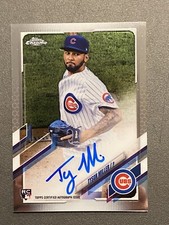 2021 TOPPS CHROME #RA-TMI TYSON MILLER AUTO SIGNED CHICAGO CUBS ROOKIE RC