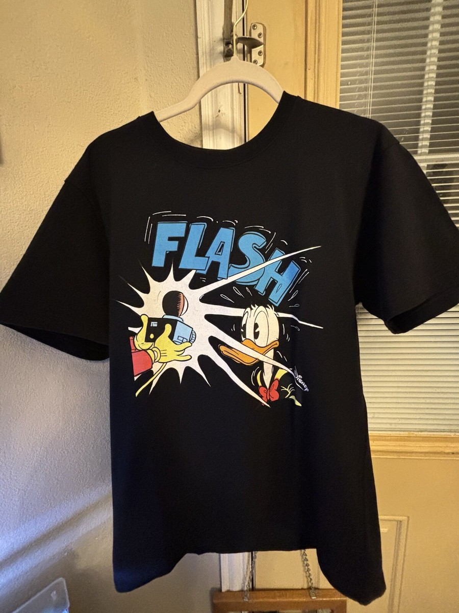Gucci x Disney Donald Duck Flash Black T-Shirt - SIZE S - BRAND