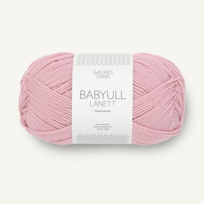BABYULL LANETT von SANDNES GARN - PUDDER ROSA (4312) - 50 g / ca. 175 m Wolle