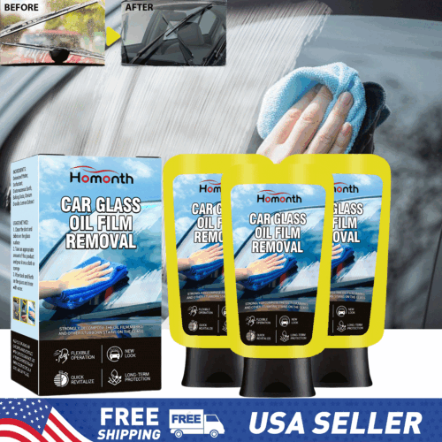 1-3PCS Oil Film Cleaning Emulsion Automotive Glass Oil Film Remover Home And Car - Picture 14 of 14