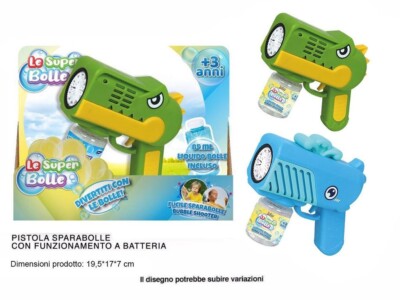 Pistola Spara Bolle Di Sapone Bubble Shooter Super Giocattolo - Main Image