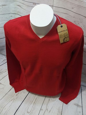 Marvelis V-Pulli V-Pullover Gr. S 48  Art.19901033 Rot