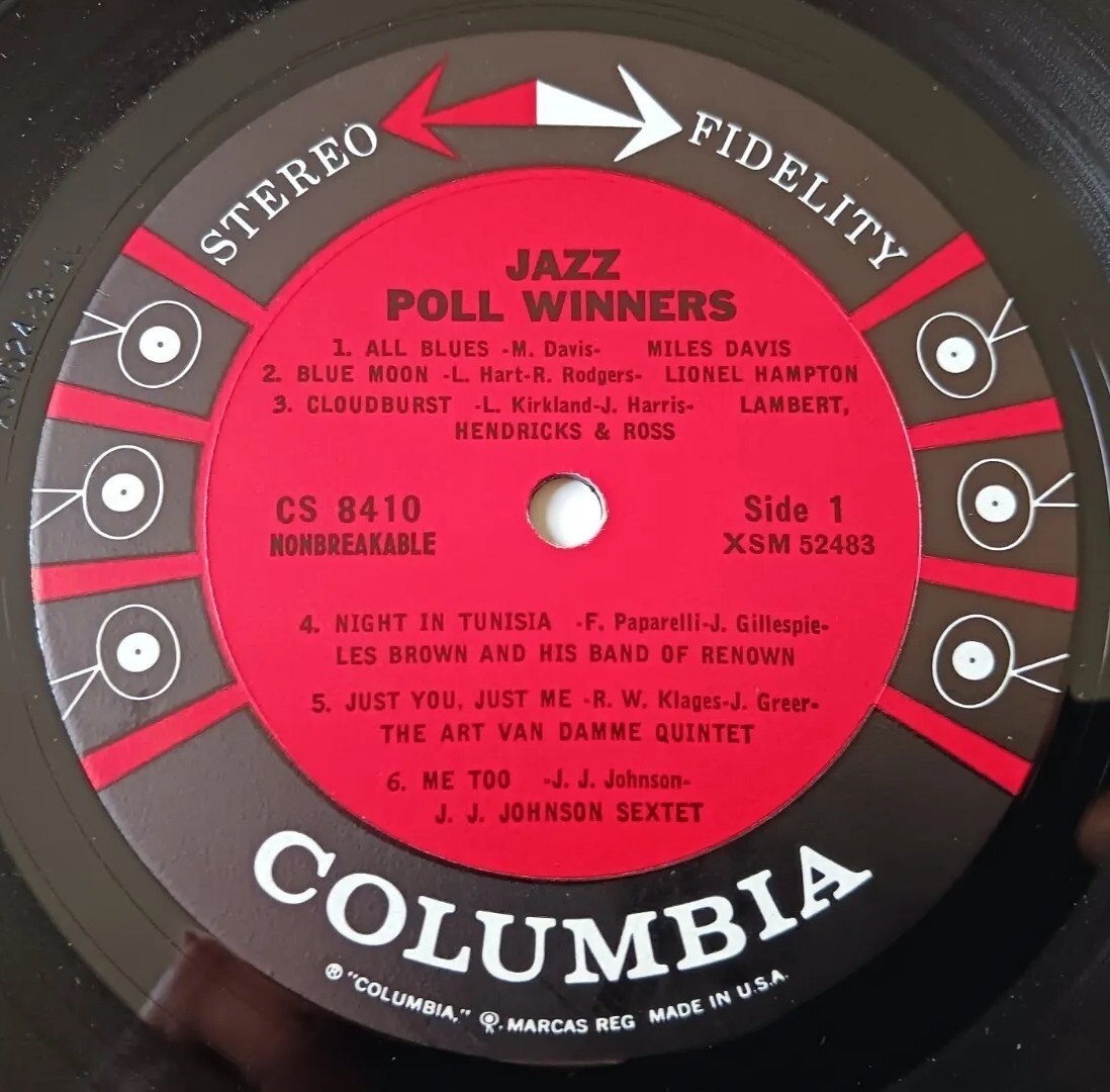 Various - Jazz Poll Winners Vinyl LP - 1960 Columbia, 6 Eye