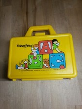 Vintage Fisher Price 638 1979 Play Lunch Box and Thermos ABC Plastic  7 