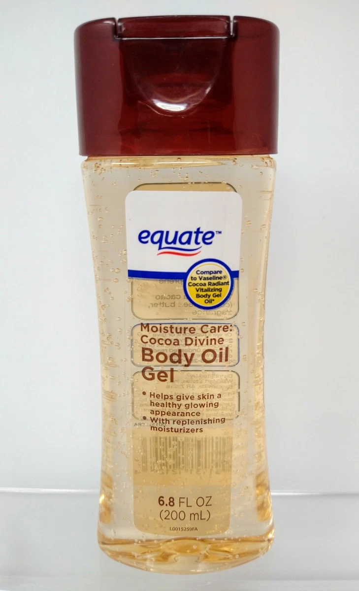 1 Equate Moisture Care Cocoa Divine Body Ge l Oil Full Size 6.8 Oz