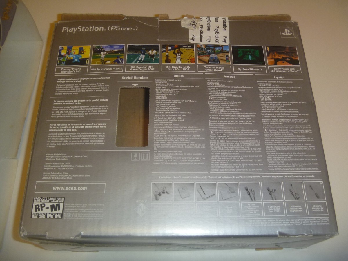 Sony Playstation 1 PS1 PSOne System Console White SCPH-101 In Box