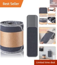 Reusable Toilet Paper Wipes - 60 Multipurpose Flannel Towels in Elegant Grey