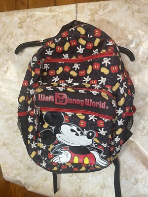 Disneyland Resort Park Black Red Backpack Mickey Mouse Black  display picture 2