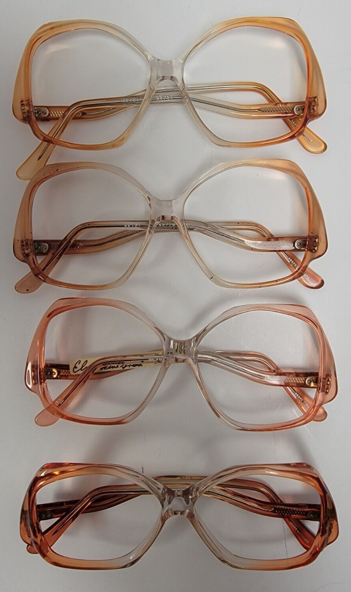 Vintage Lot Eyewear OVERSIZED Eye Glasses Eyeglass Frames  display picture 1