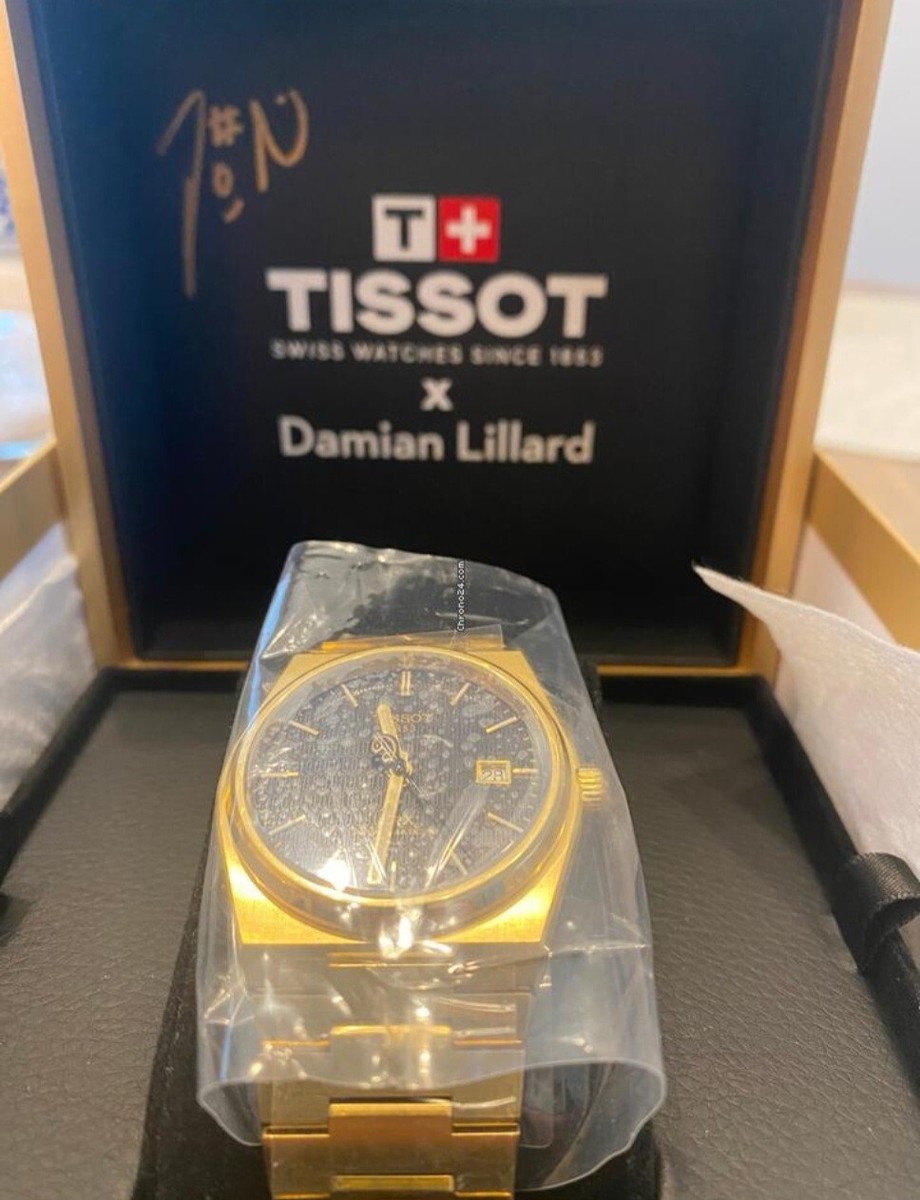 AUTOGRAPHED TISSOT SPECIAL EDITION DAMIAN LILLARD PRX AUTO 40MM