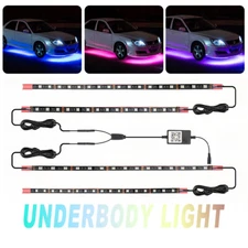 RGB LED Car Neon Light Chassis Atmosphere Lamp Kit For Honda Nissan Subaru Audi